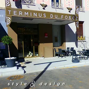 Terminus Du Forez Saint-etienne Centre Gare Chateaucreux 3* Saint-Etienne (Loire)